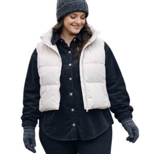 2X Oversized Corduroy Button Down Shirt, NWT